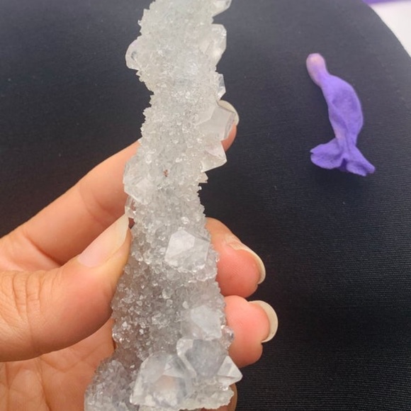 SOLD- Crystal Fairy Wand Apophyllite 5 x 2 x 1.5 - Picture 3 of 6